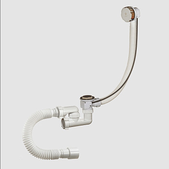 Cифон д\ванны ОРИО п/автомат с гофрой 40*40-50